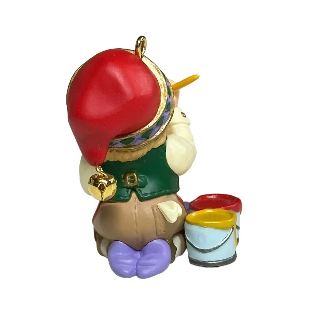 1999 Hallmark KOCC CLUB Christmas Ornament‎ ARTIC ARTIST Elf Painting Toys Pixie